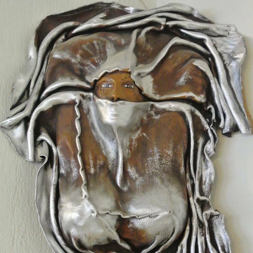 sculpture of woman, konya, turkey